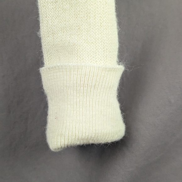 Pioneer Seed Company Vintage Cardigan Medium Excellent Condition Cream/Green - Picture 8 of 13